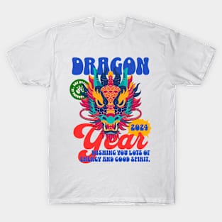 Dragon Year 2024: Vibrant Spring Festival Celebration! T-Shirt